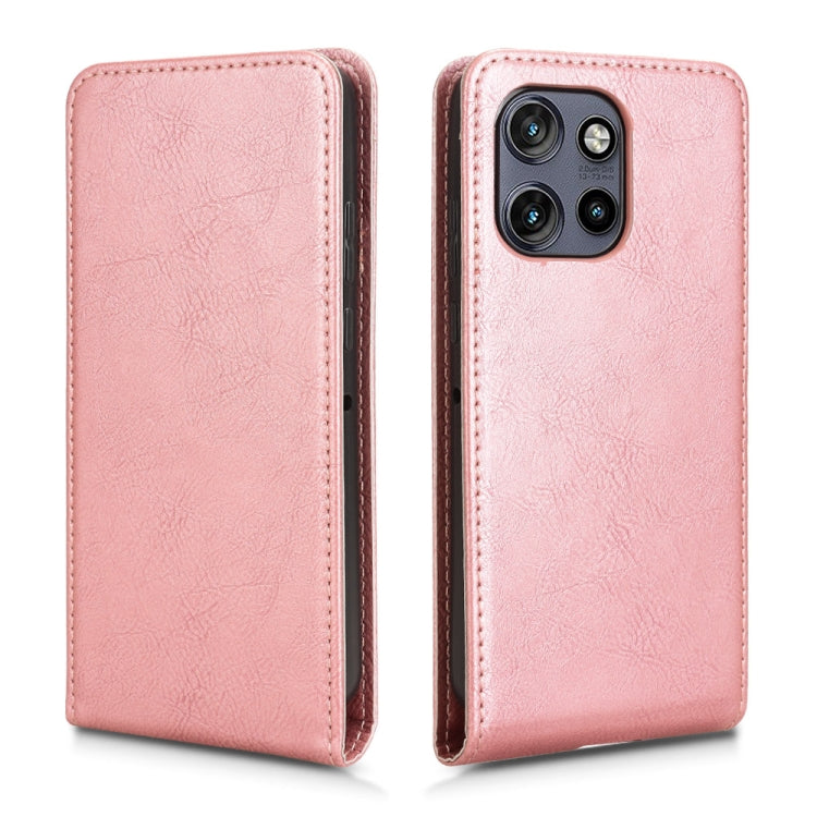 For Motorola Moto S50 5G / Edge 50 Neo 5G Magnetic Vertical Flip Leather Phone Case