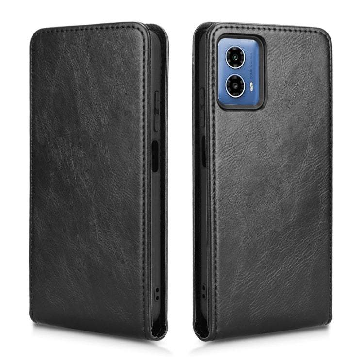 For Motorola Moto G34 5G / G45 5G Magnetic Vertical Flip Leather Phone Case