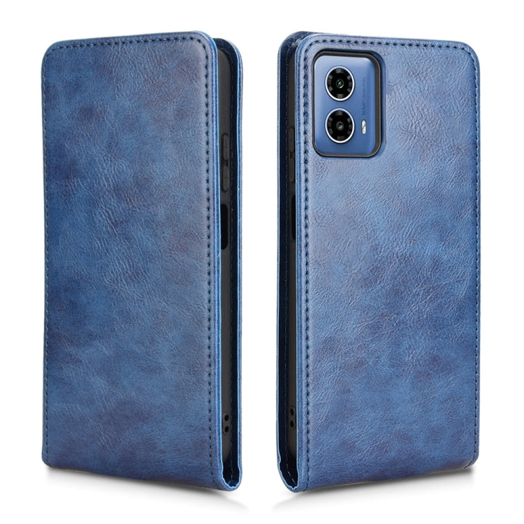 For Motorola Moto G34 5G / G45 5G Magnetic Vertical Flip Leather Phone Case