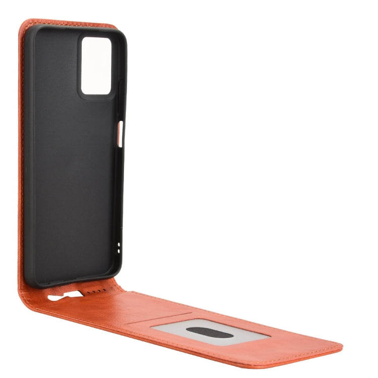 For Motorola Moto G34 5G / G45 5G Magnetic Vertical Flip Leather Phone Case