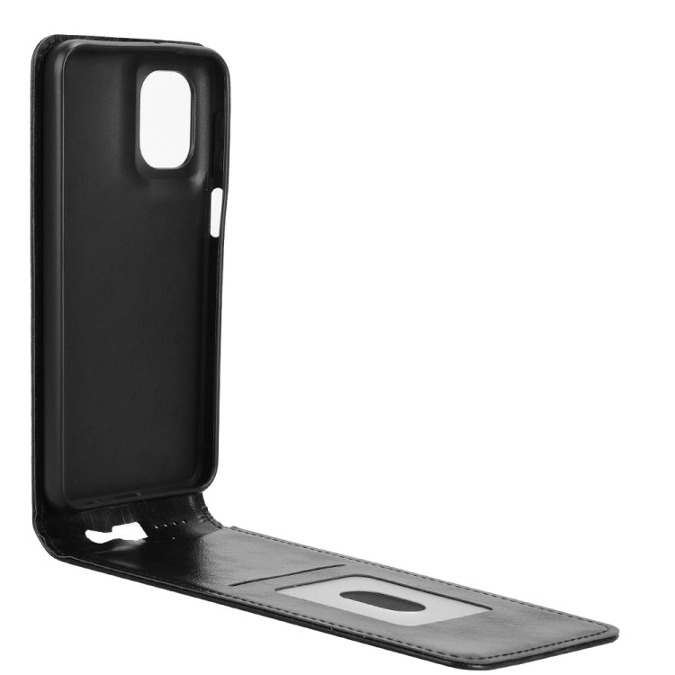 For Motorola Moto G55 5G Magnetic Vertical Flip Leather Phone Case