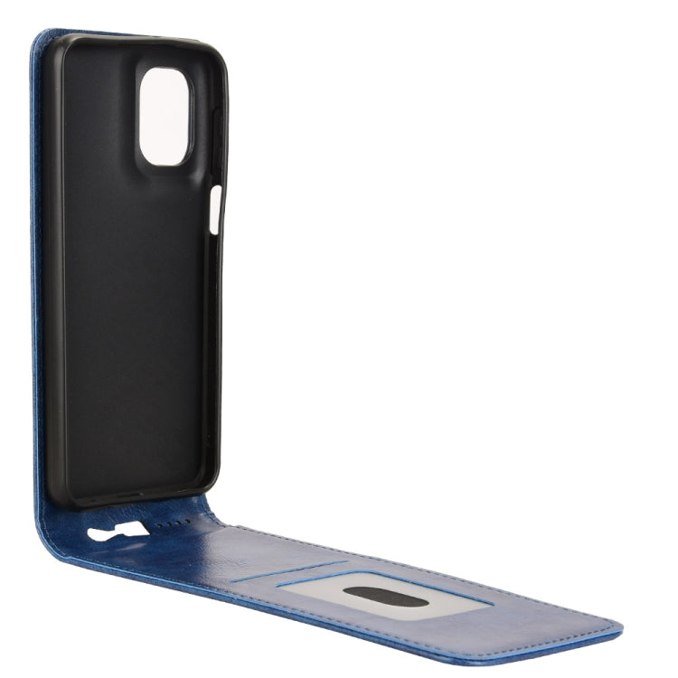 For Motorola Moto G55 5G Magnetic Vertical Flip Leather Phone Case