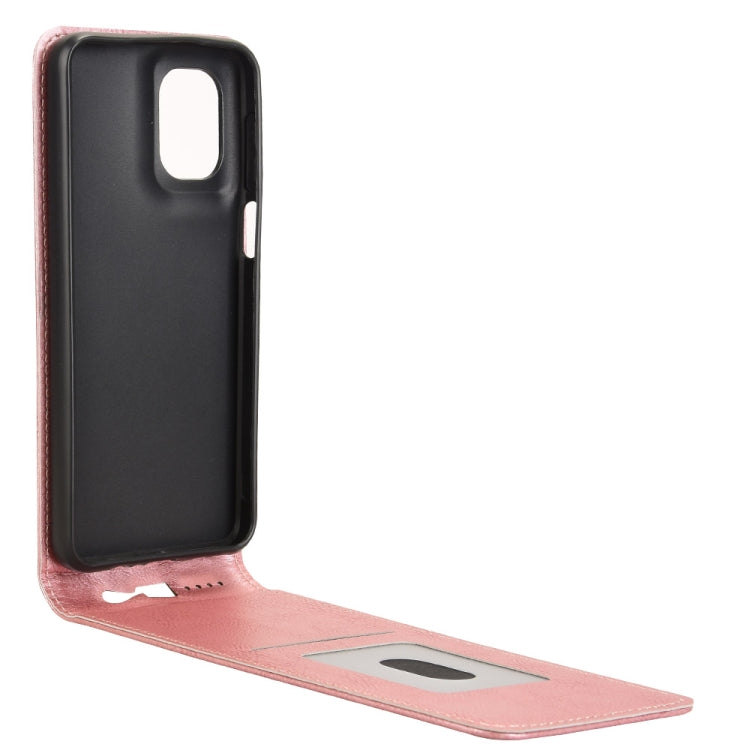 For Motorola Moto G55 5G Magnetic Vertical Flip Leather Phone Case