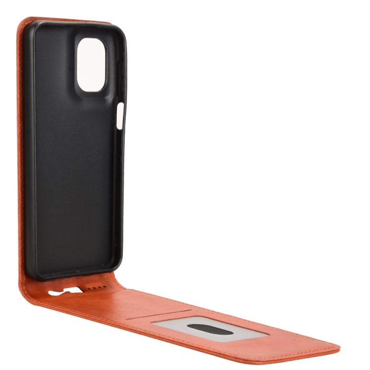 For Motorola Moto G55 5G Magnetic Vertical Flip Leather Phone Case