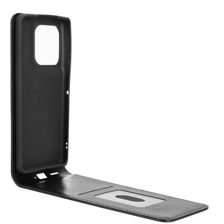 For Motorola Edge 50 Ultra 5G Magnetic Vertical Flip Leather Phone Case