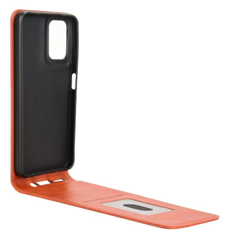 For Motorola Moto G35 5G Magnetic Vertical Flip Leather Phone Case