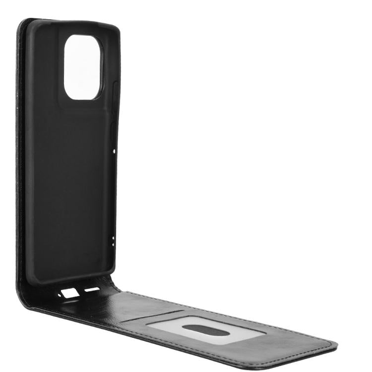 For Motorola Edge 50 Pro 5G Magnetic Vertical Flip Leather Phone Case