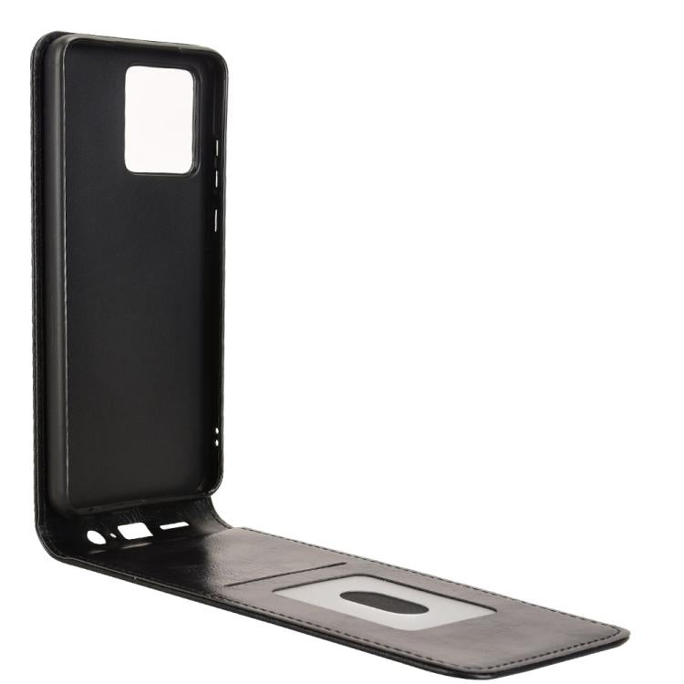 For Motorola Moto G84 5G Magnetic Vertical Flip Leather Phone Case