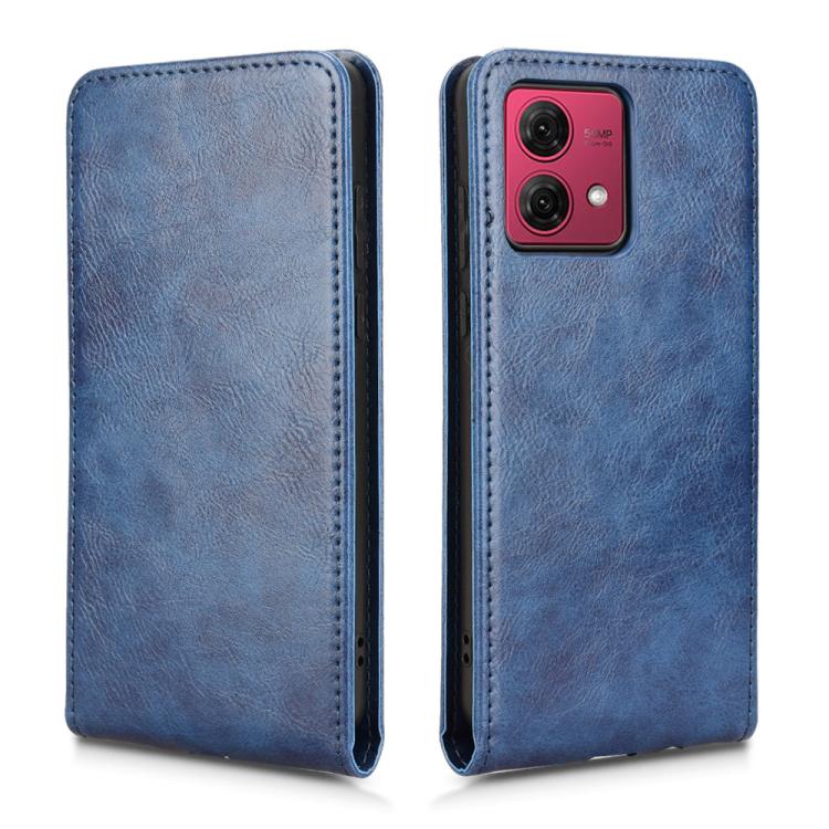 For Motorola Moto G84 5G Magnetic Vertical Flip Leather Phone Case