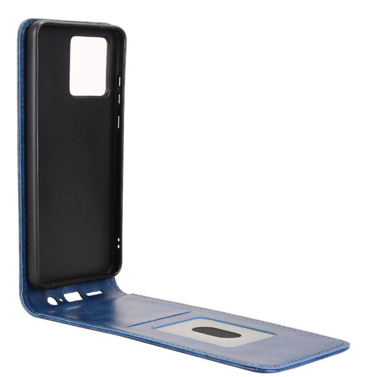 For Motorola Moto G84 5G Magnetic Vertical Flip Leather Phone Case