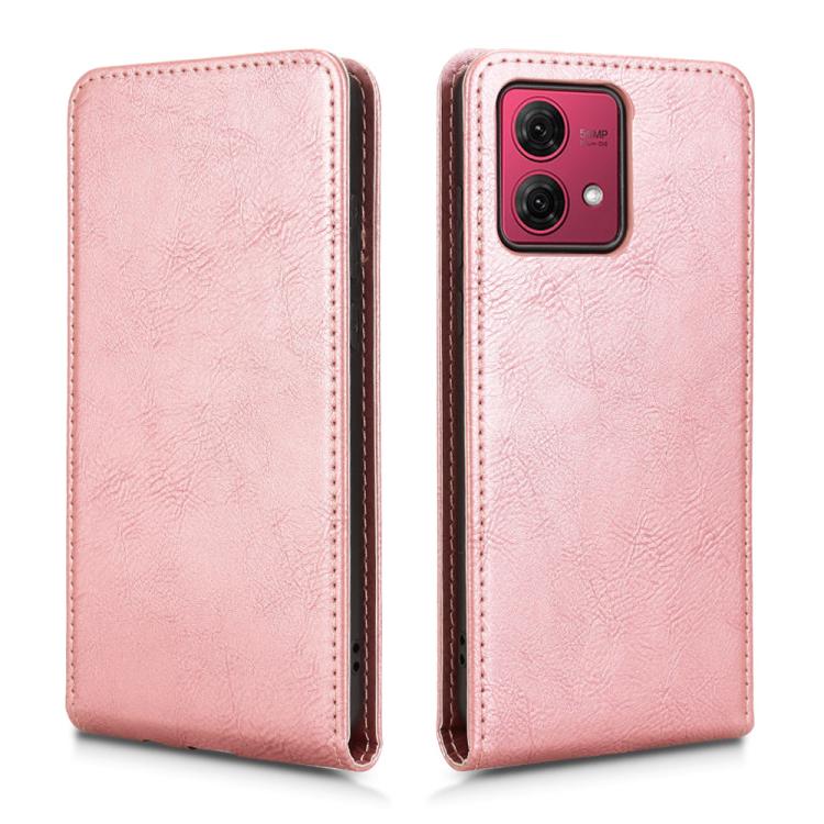 For Motorola Moto G84 5G Magnetic Vertical Flip Leather Phone Case
