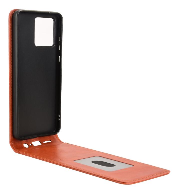 For Motorola Moto G84 5G Magnetic Vertical Flip Leather Phone Case