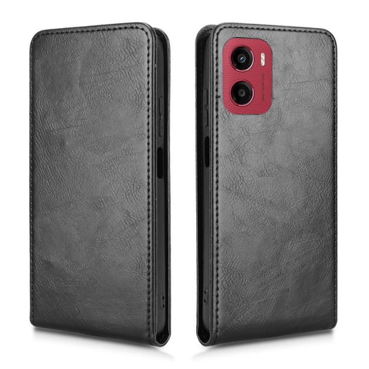 For Motorola Moto G05 Magnetic Vertical Flip Leather Phone Case
