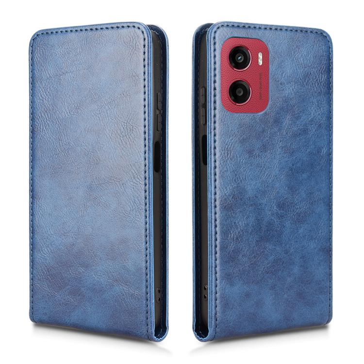 For Motorola Moto G05 Magnetic Vertical Flip Leather Phone Case
