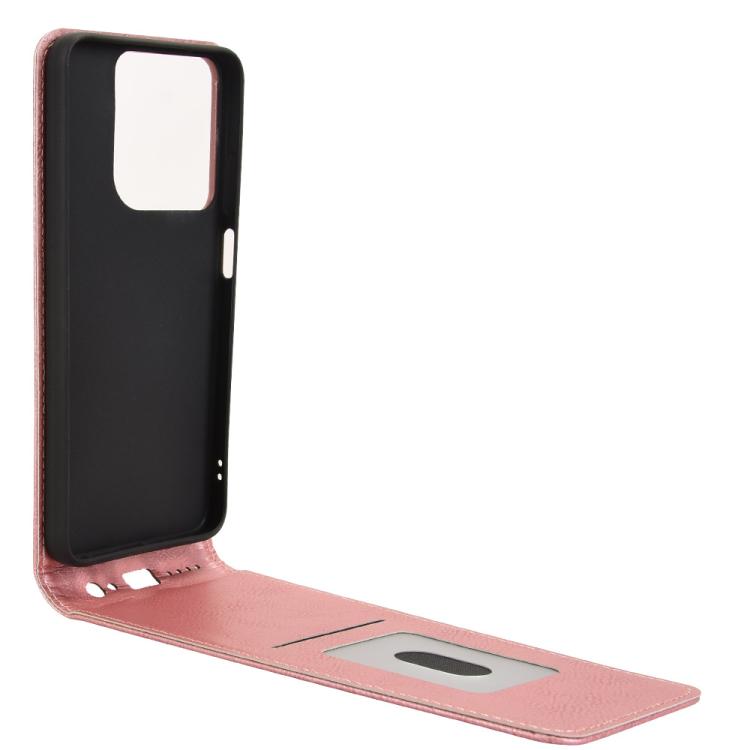 For Motorola Moto G 5G 2025 Magnetic Vertical Flip Leather Phone Case