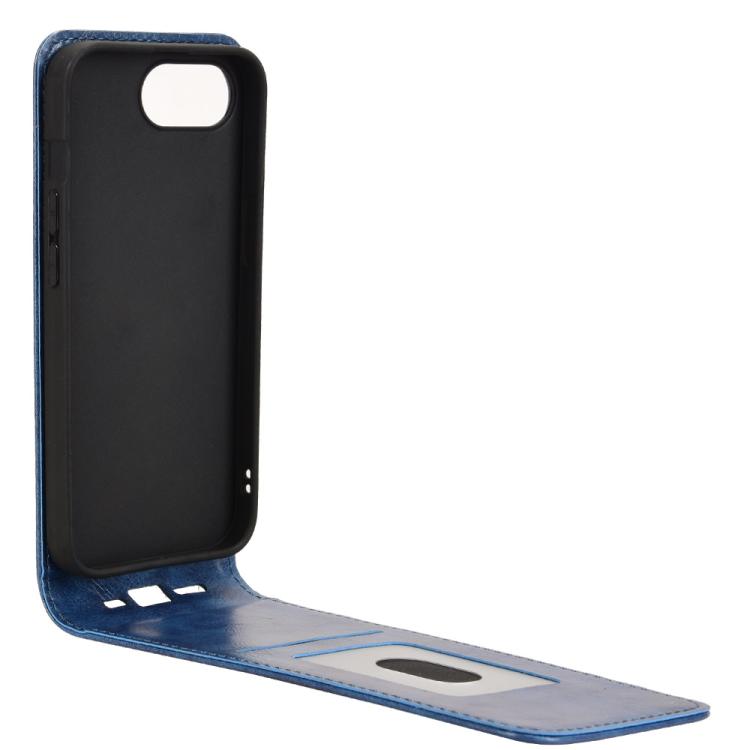 For iPhone 17e / 16e Magnetic Vertical Flip Leather Phone Case