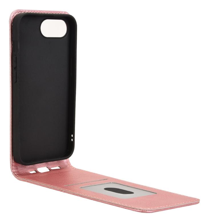 For iPhone 17e / 16e Magnetic Vertical Flip Leather Phone Case