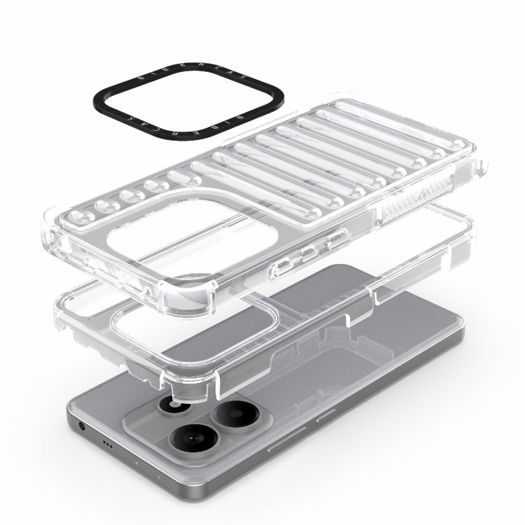 For Redmi Note 14 5G High Transparency TPU Hybrid PC Airbag Phone Case