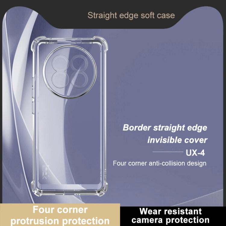For Realme 13 Pro 5G Global imak UX-4 Series Four-corner Shockproof Phone Case - Transparent
