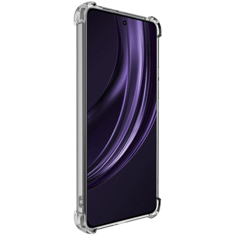 For Realme 13+ 5G Global imak UX-4 Series Four-corner Shockproof Phone Case - Transparent