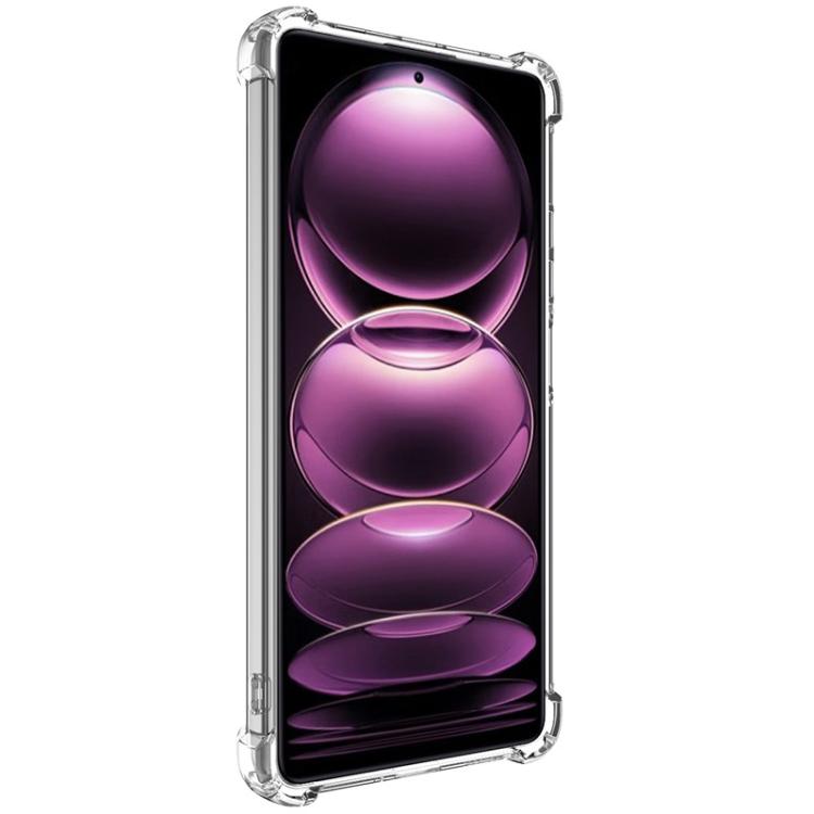 For Redmi Note 12 Pro 5G India IMAK UX-4 Series Four-corner Shockproof Phone Case - Transparent