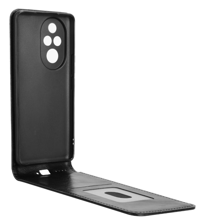 For Honor 200 Pro 5G Magnetic Vertical Flip Leather Phone Case
