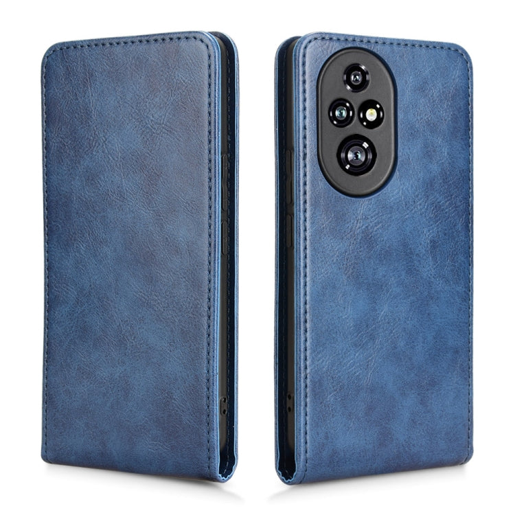 For Honor 200 Pro 5G Magnetic Vertical Flip Leather Phone Case