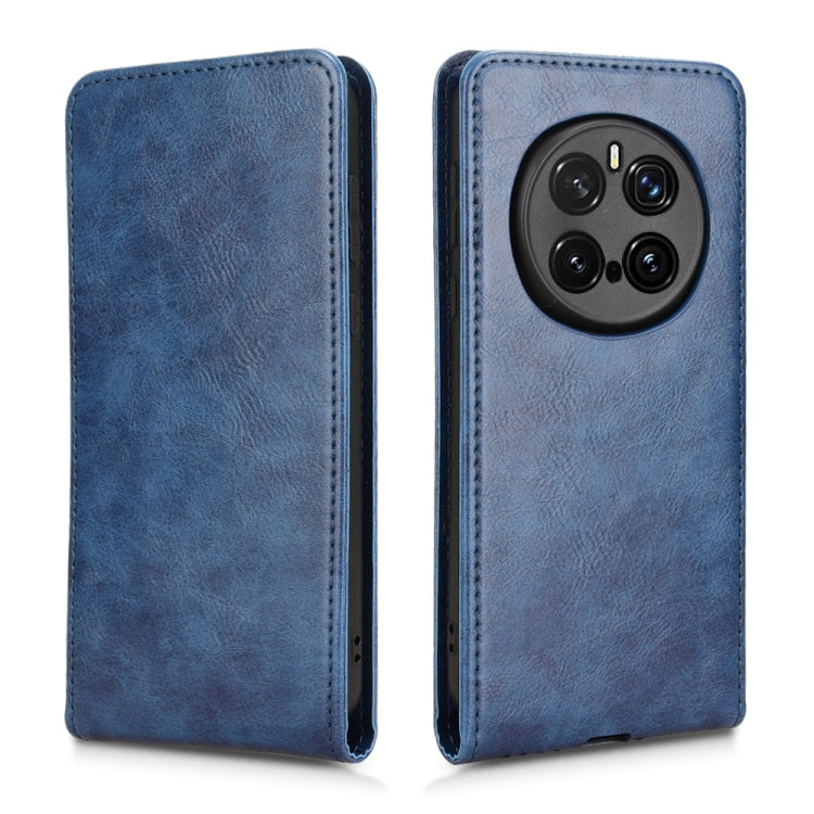 For Honor Magic7 Pro Magnetic Vertical Flip Leather Phone Case