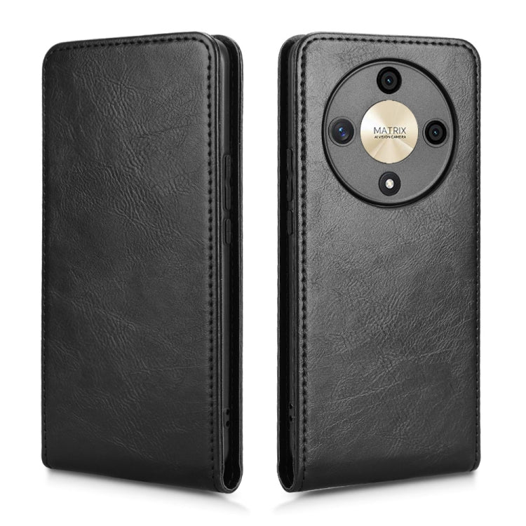 For Honor Magic6 Lite / X9b 5G Magnetic Vertical Flip Leather Phone Case