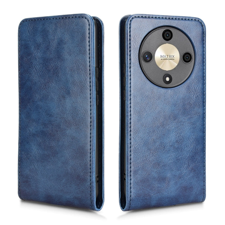 For Honor Magic6 Lite / X9b 5G Magnetic Vertical Flip Leather Phone Case