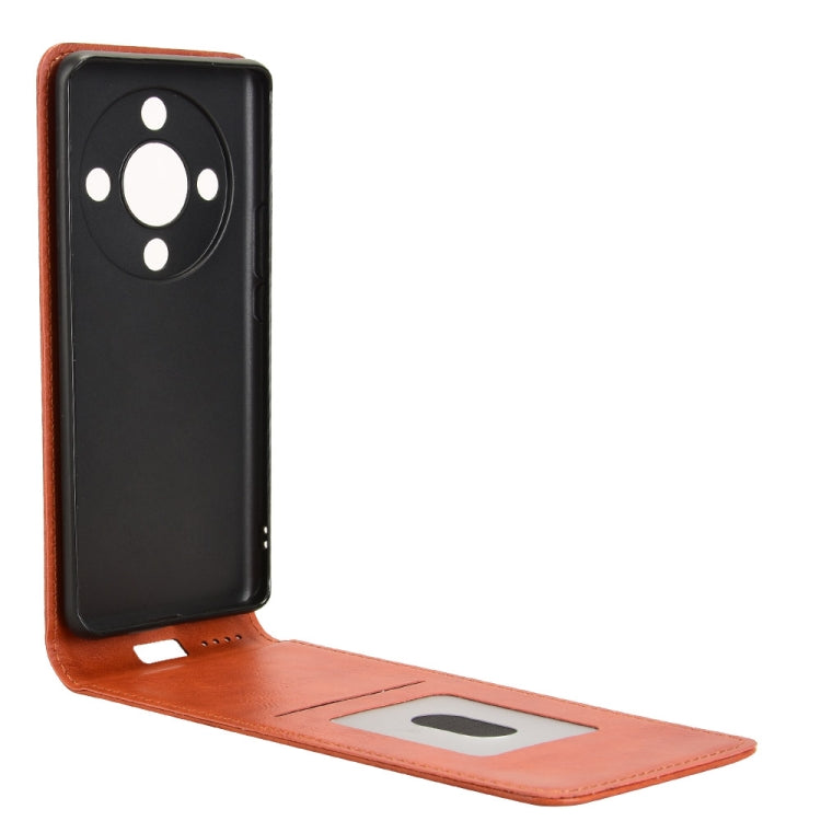 For Honor Magic6 Lite / X9b 5G Magnetic Vertical Flip Leather Phone Case
