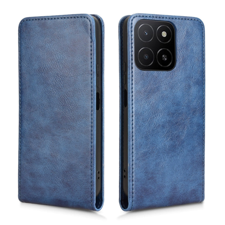 For Honor X5b 4G Magnetic Vertical Flip Leather Phone Case
