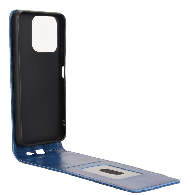 For Honor X5b 4G Magnetic Vertical Flip Leather Phone Case