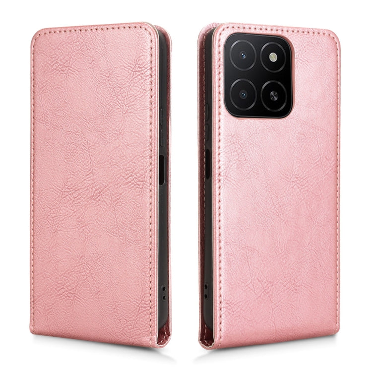 For Honor X5b 4G Magnetic Vertical Flip Leather Phone Case