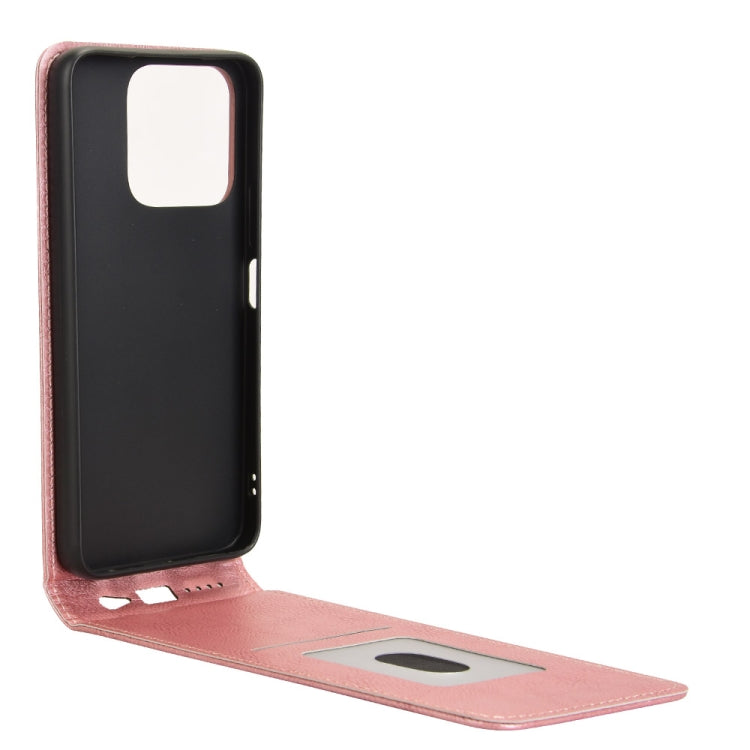 For Honor X5b 4G Magnetic Vertical Flip Leather Phone Case