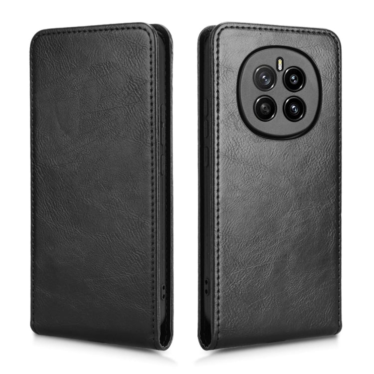 For Honor Magic7 Magnetic Vertical Flip Leather Phone Case