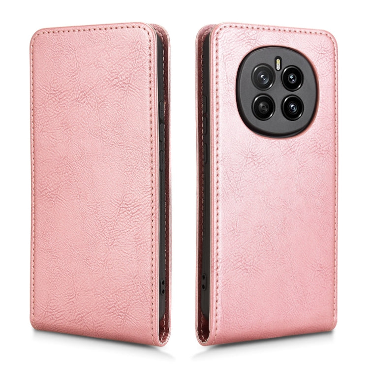 For Honor Magic7 Magnetic Vertical Flip Leather Phone Case