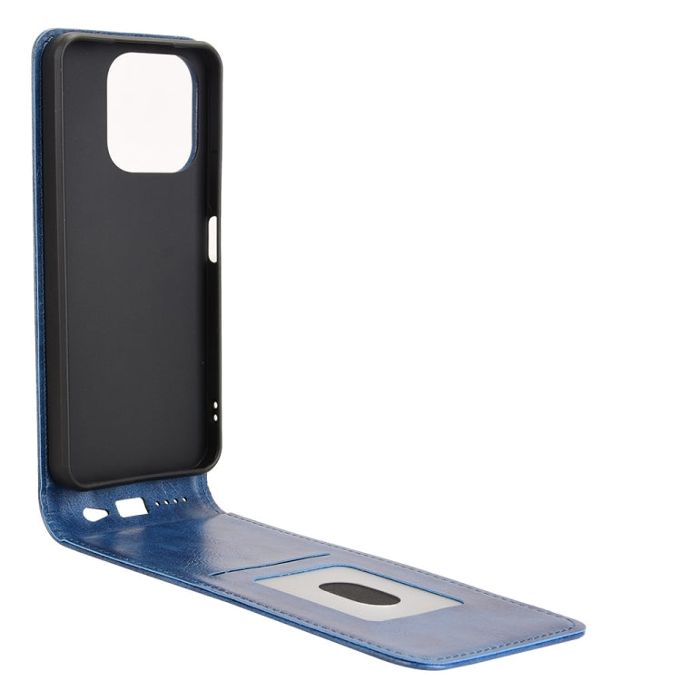For Honor X6b 4G Magnetic Vertical Flip Leather Phone Case