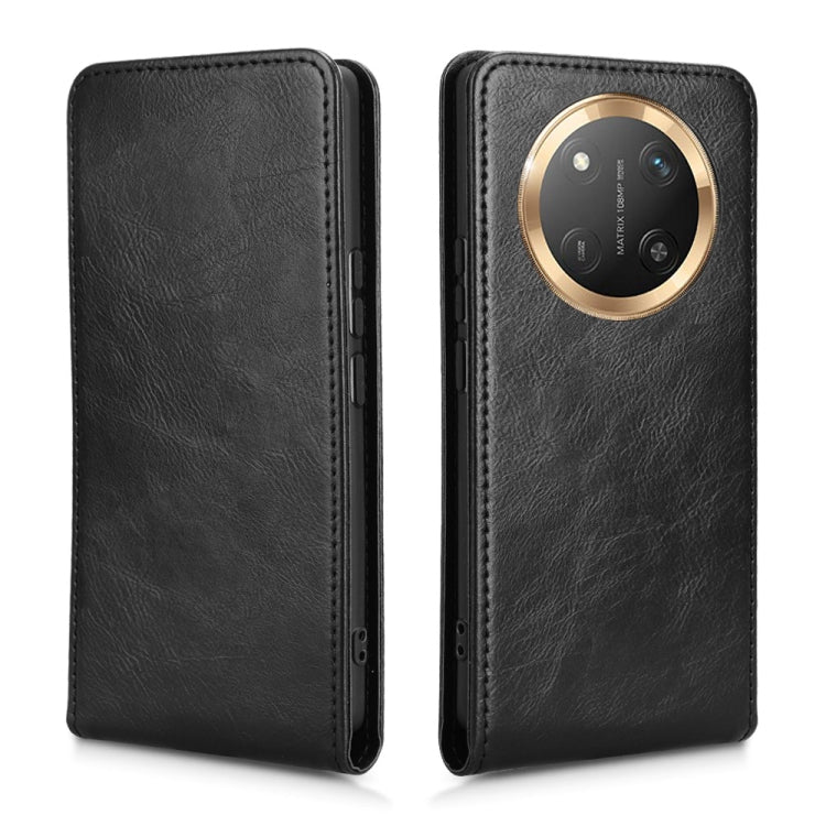 For Honor X60 Pro 5G / X9c 5G Magnetic Vertical Flip Leather Phone Case