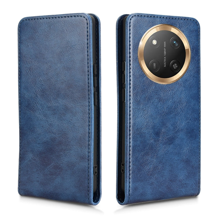 For Honor X60 Pro 5G / X9c 5G Magnetic Vertical Flip Leather Phone Case