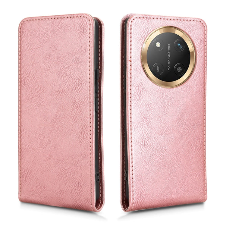 For Honor X60 Pro 5G / X9c 5G Magnetic Vertical Flip Leather Phone Case