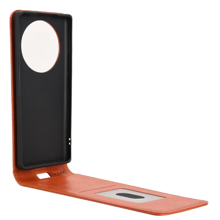 For Honor X60 Pro 5G / X9c 5G Magnetic Vertical Flip Leather Phone Case