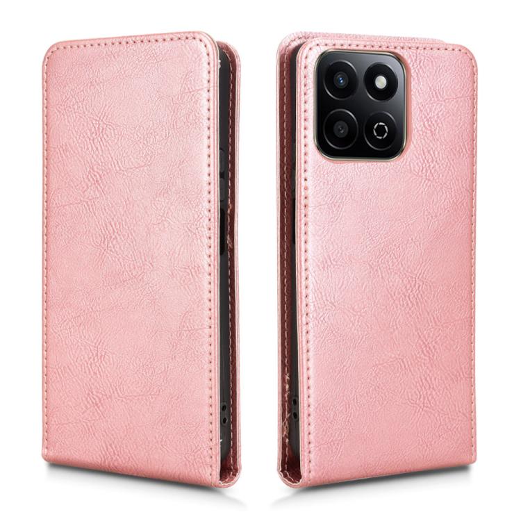 For Honor 200 Smart 5G / Play 60 Plus 5G Magnetic Vertical Flip Leather Phone Case