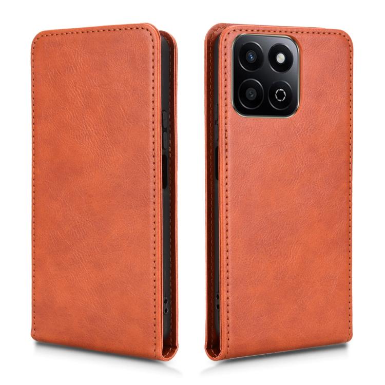 For Honor 200 Smart 5G / Play 60 Plus 5G Magnetic Vertical Flip Leather Phone Case
