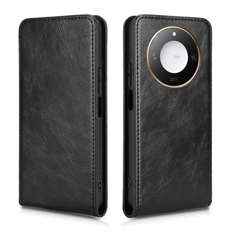 For Honor X60 5G / X9c Smart Magnetic Vertical Flip Leather Phone Case