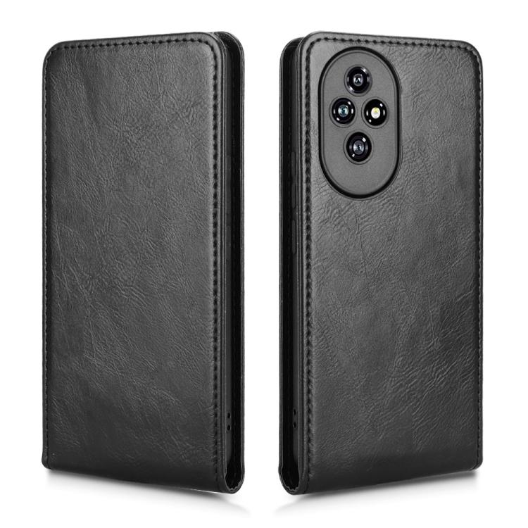 For Honor 200 5G Magnetic Vertical Flip Leather Phone Case