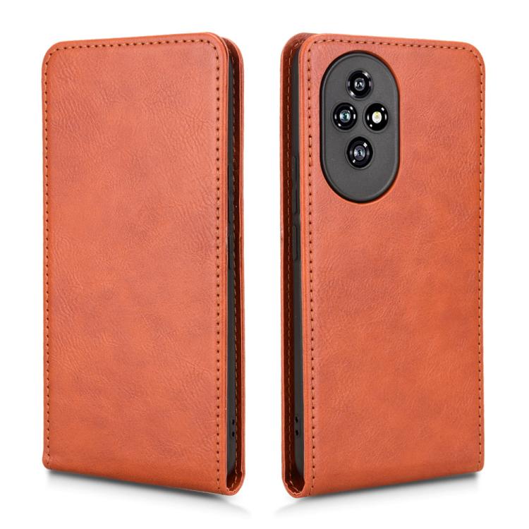 For Honor 200 5G Magnetic Vertical Flip Leather Phone Case
