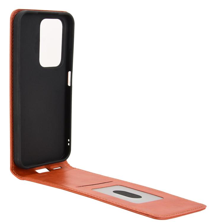 For Honor 200 Lite 5G Global Magnetic Vertical Flip Leather Phone Case