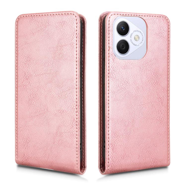 For Honor X60i 5G Magnetic Vertical Flip Leather Phone Case