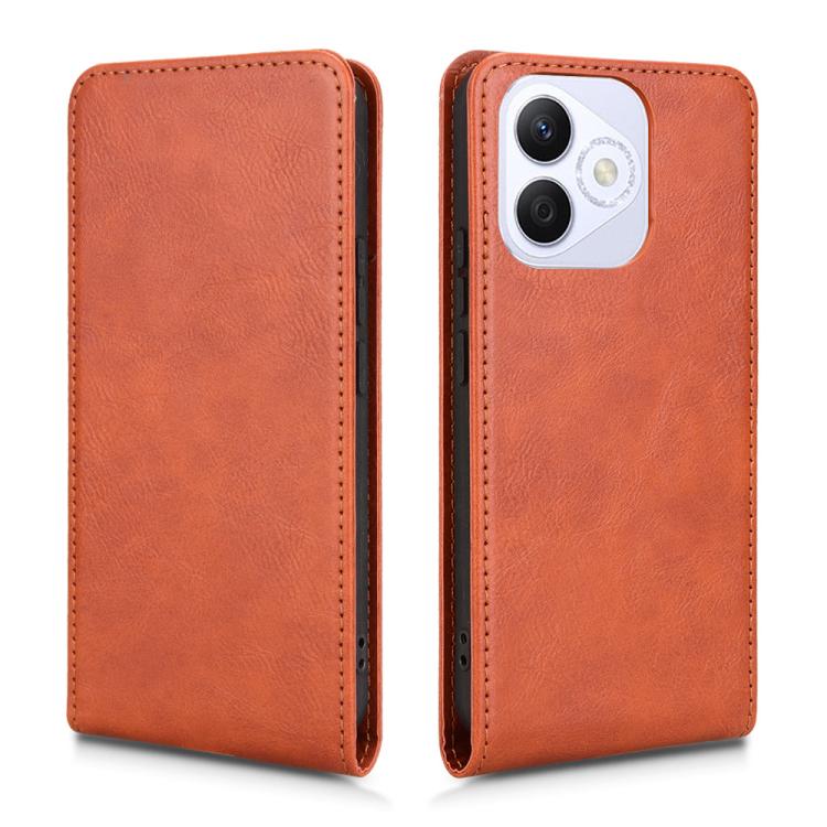 For Honor X60i 5G Magnetic Vertical Flip Leather Phone Case